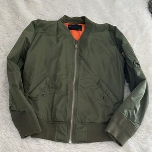 Women’s Green Bomber Jacket